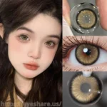 Eyeshare Diamond Brown Colored Contact Lens - Image 2