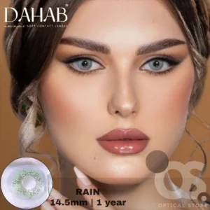 DAHAB Rain Color Contact Lens, Disposable cosmetic eye lens