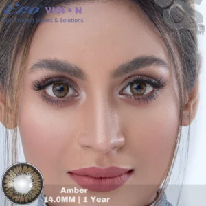 Ego vision Amber Color Contact Lens, Disposable cosmetic eye lens