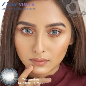 Ego vision Turquoise Color Contact Lens, Disposable cosmetic eye lens