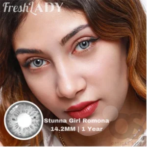 Freshlady Stunna Girl Romona Color Contact Lens, Disposable cosmetic eye lens