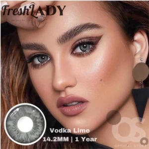 Freshlady Vodka Lime Color Contact Lens, Disposable cosmetic eye lens