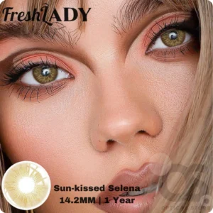 Freshlady Sun-kissed Selena Color Contact Lens, Disposable cosmetic eye lens