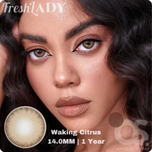 Freshlady Waking Citrus Color Contact Lens, Disposable cosmetic eye lens