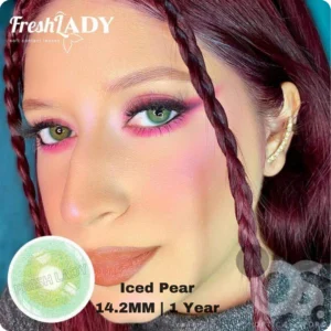 Freshlady Iced Pear Color Contact Lens, Disposable cosmetic eye lens
