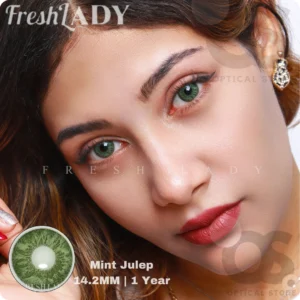 Freshlady Mint Julep Color Contact Lens, Disposable cosmetic eye lens