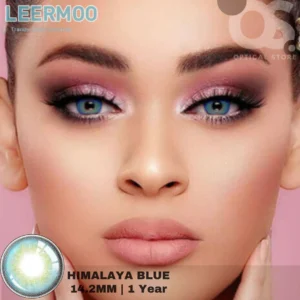 Leermoo Himalaya Blue Color Contact Lens, Disposable cosmetic eye lens