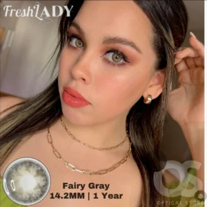 Freshlady Fairy Gray Color Contact Lens, Disposable cosmetic eye lens