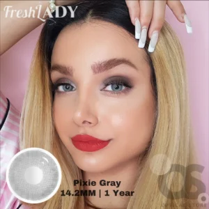 Freshlady Pixie Gray Color Contact Lens, Disposable cosmetic eye lens