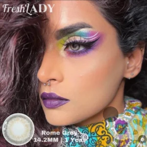 Freshlady Rome Grey Color Contact Lens, Disposable cosmetic eye lens