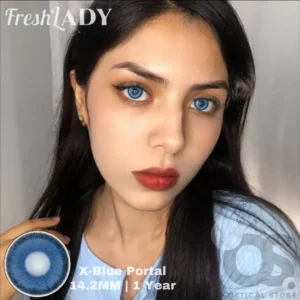 Freshlady X-Blue Portal Color Contact Lens, Disposable cosmetic eye lens