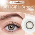Eyeshare Richgirl Brown contact lens - Image 3