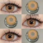 Eyeshare Atlantis Brown Colored Contact Lens - Image 2