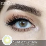 Eyeshare Aurora Yellow Gray Colored Contact Lens - Image 2