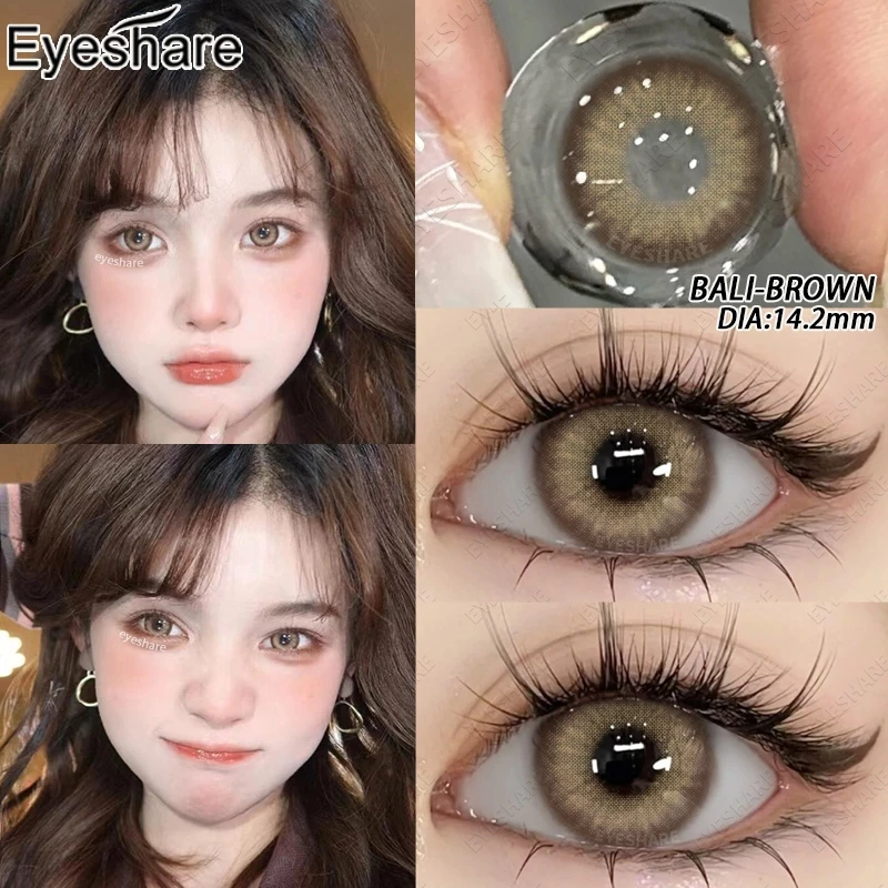 bali-brown-contact-lens.jpg (4) Eyeshare Bali Brown Colored Contact Lens - Image 1