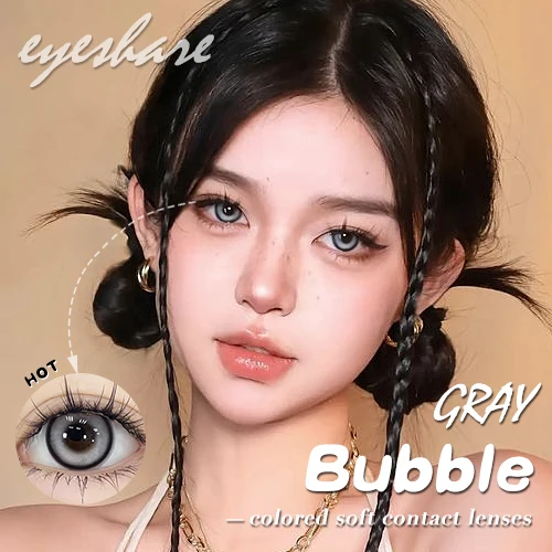 bubble-gray-contact-lens.jpg (2) Eyeshare Bubble Gray Contact Lens - Image 1