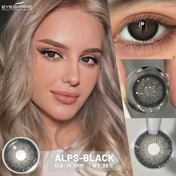 eyeshare-alps-black-contact-lens.jpg (3) Eyeshare Alps Black Colored Contact Lens - Image 1