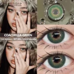 Eyeshare Coachella Green Contact Lens - Image 3