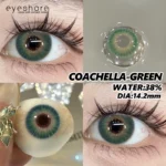 Eyeshare Coachella Green Contact Lens - Image 4