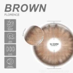 Eyeshare Florence Brown Contact Lens - Image 4