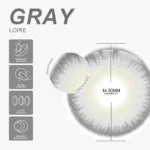 Eyeshare Loire Gray Contact Lens - Image 3