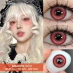 Eyeshare Madrid Red Color Contact Lens - Image 3