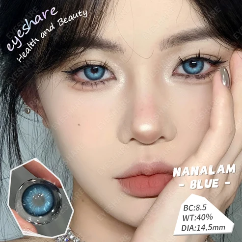 eyeshare-nanalam-blue-contact-lens.jpg (4) Eyeshare Nanalam Blue Color Contact Lens - Image 1