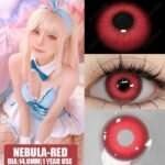 Eyeshare Nebula Red Contact Lens - Image 5