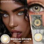 Eyeshare Nicosia Brown Color Contact Lens - Image 4