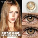 Eyeshare Norway Brown Color Contact Lens - Image 2