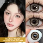 Eyeshare Pampas Brown Colored Contact Lens