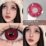 Eyeshare Polaris Red Color Contact Lens - Image 4