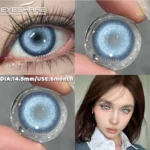 Eyeshare Rhine Blue Contact Lenses - Image 4