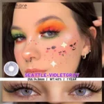 Eyeshare Seattle VioletGray Colored Contact Lens - Image 2