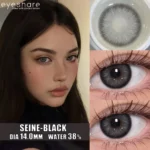 Eyeshare Seine Black Contact Lens