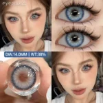 Eyeshare Seine Blue Colored Contact Lens - Image 3