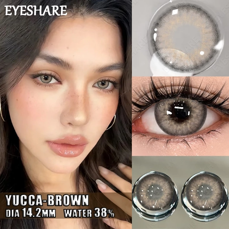 eyeshare-yucca-brown-contact-lens (2) Eyeshare Yucca Brown Contact Lens - Image 1