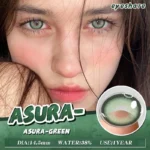 Ksseye Asura Green Colored Contact Lenses