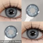 Ksseye Blackspot Blue Colored Contact Lenses - Image 4
