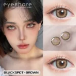 Ksseye Blackspot Brown Colored Contact Lenses - Image 2