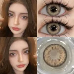 Ksseye Blackspot Brown Colored Contact Lenses
