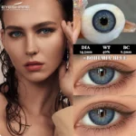 Ksseye Bohemia Blue Colored Contact Lenses - Image 4