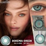 Ksseye Bohemia Green Colored Contact Lenses
