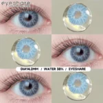 Ksseye Cyprus Blue Colored Contact Lenses - Image 4