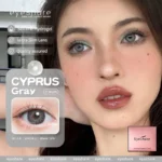 Ksseye Cyprus Gray Colored Contact Lenses - Image 3