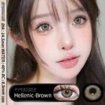 Ksseye Hellenic Brown Colored Contact Lenses