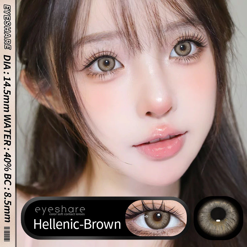 ksseye-hellenic-brown-contact-lens (4) Ksseye Hellenic Brown Colored Contact Lenses - Image 1