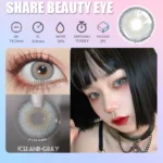 Ksseye Iceland Gray Colored Contact Lenses - Image 3