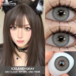 Ksseye Iceland Gray Colored Contact Lenses