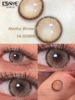 Ksseye Norko Diamond Brown Cosmetic Contact Lens - Image 2